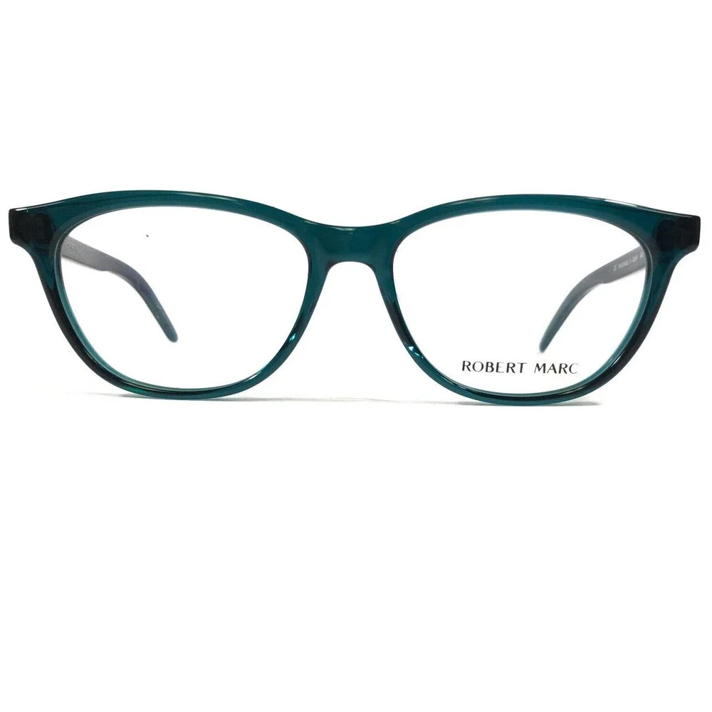 Robert Marc Eyeglasses Frames 847 281 Blue Green Square Full Rim 50-15-140